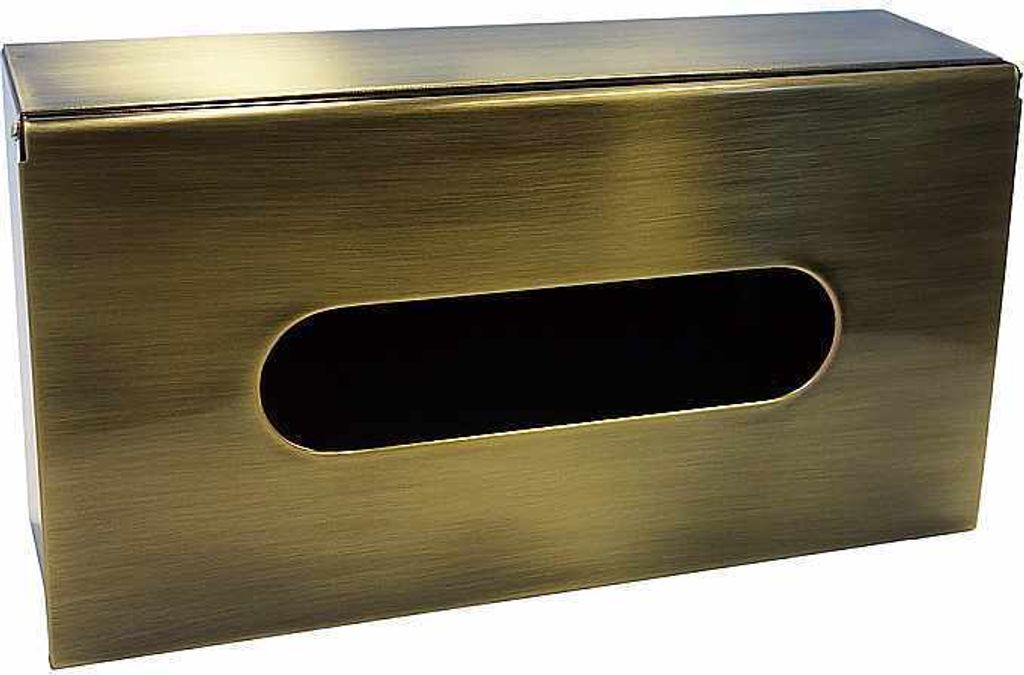 BETRO BRONZE Papiertuchspender Messing Bronze 250x130x70 mm für Bad & Küche >> Freistehend anwendbar