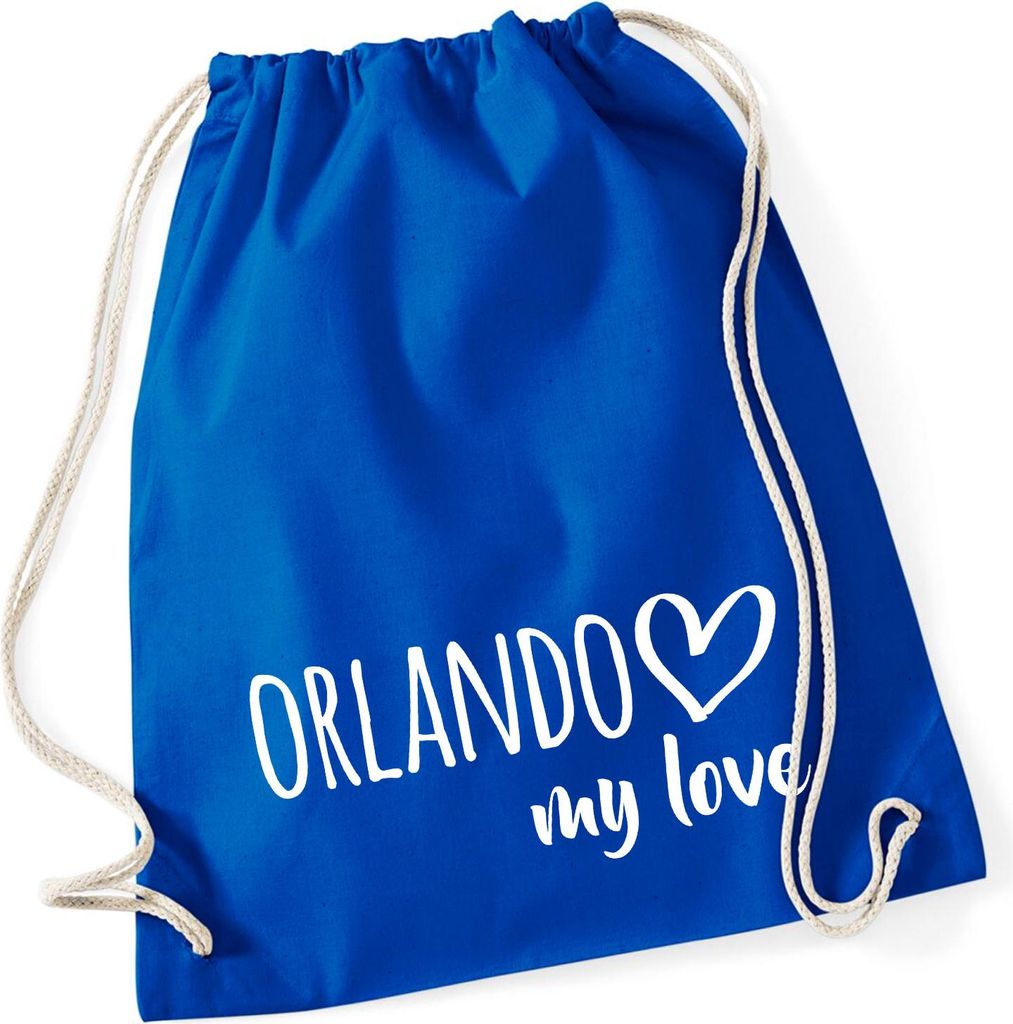 Huuraa Turnbeutel Orlando my love 12 Liter Bright Royal Produktbild 