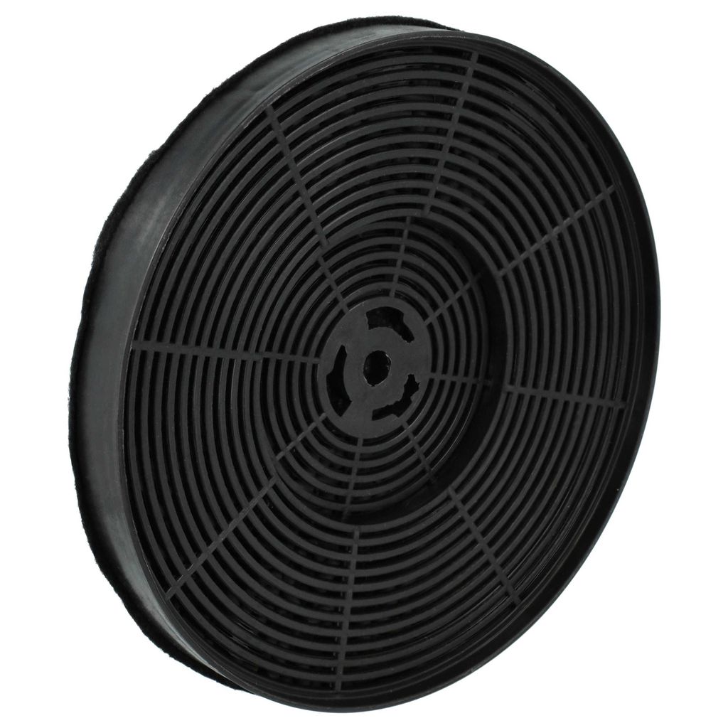 vhbw Aktivkohlefilter kompatibel mit Exquisit FSH60, KFD 60-2.1, EBH4MI, KFD627-2, KFD907-2L, KFD6-2, KFD927-2, MI/FSH60 Dunstabzugshaube - 17,5 cm