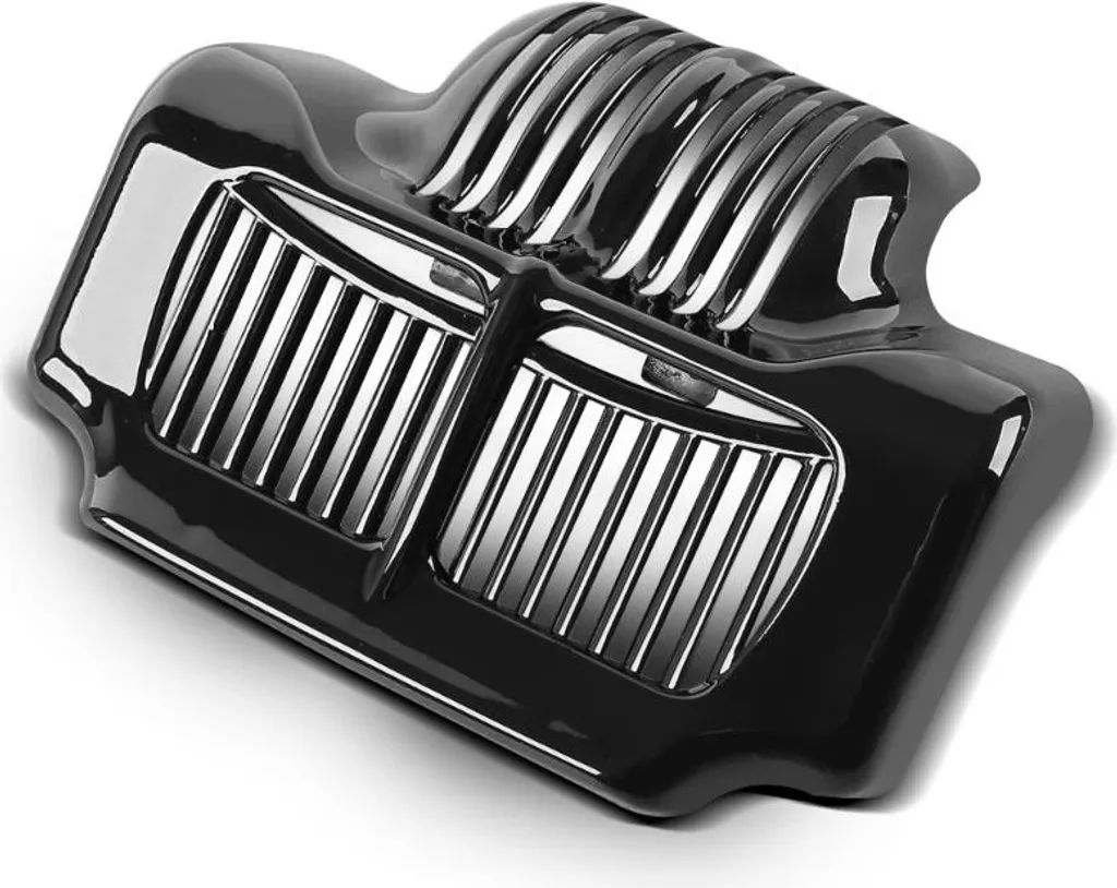 Cache radiateur d'huile Harley Touring 11-16 : Fini les ailettes tordues