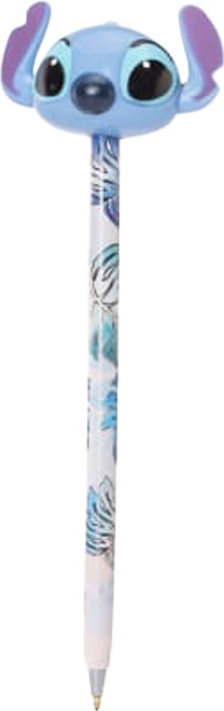 Lilo & Stitch - Stift und Topper "Make Waves" PM11974 (16 cm x 4 cm x 1,3 cm) (Blau/Hellrosa/Schwarz)