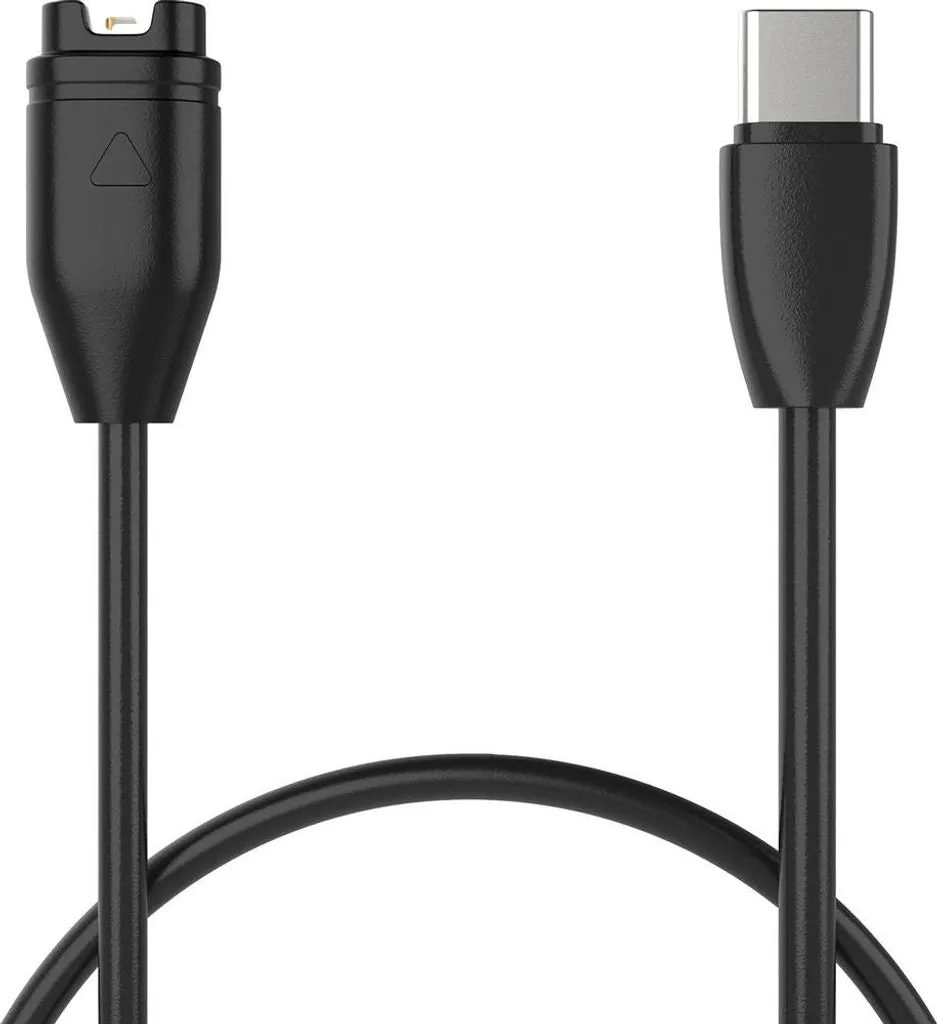 Long câble USB-C de 2m pour Garmin pour recharge rapide et pratique noir