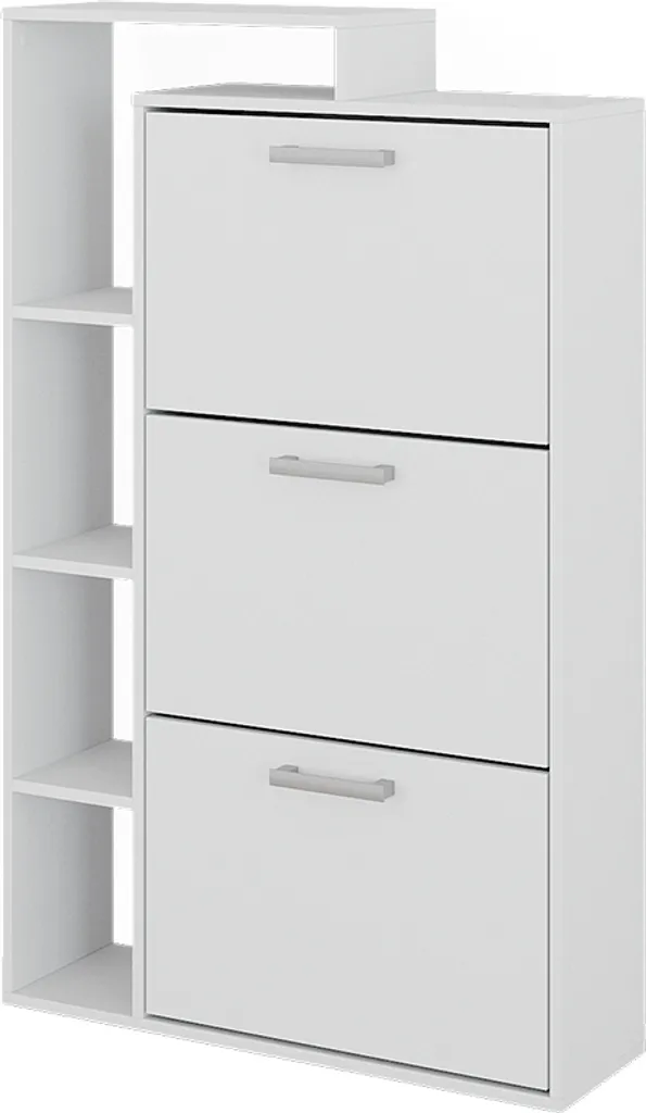 Meuble à chaussure gain de place 80cm pour entrée étroite Vicco Orlando