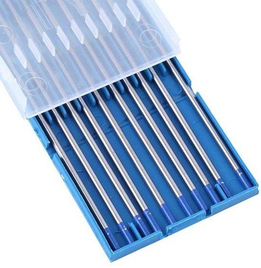 Elektrode-Staaf mit Lanthanat-Tip, Blau, 1,6mm, 150mm, 24x175mm.