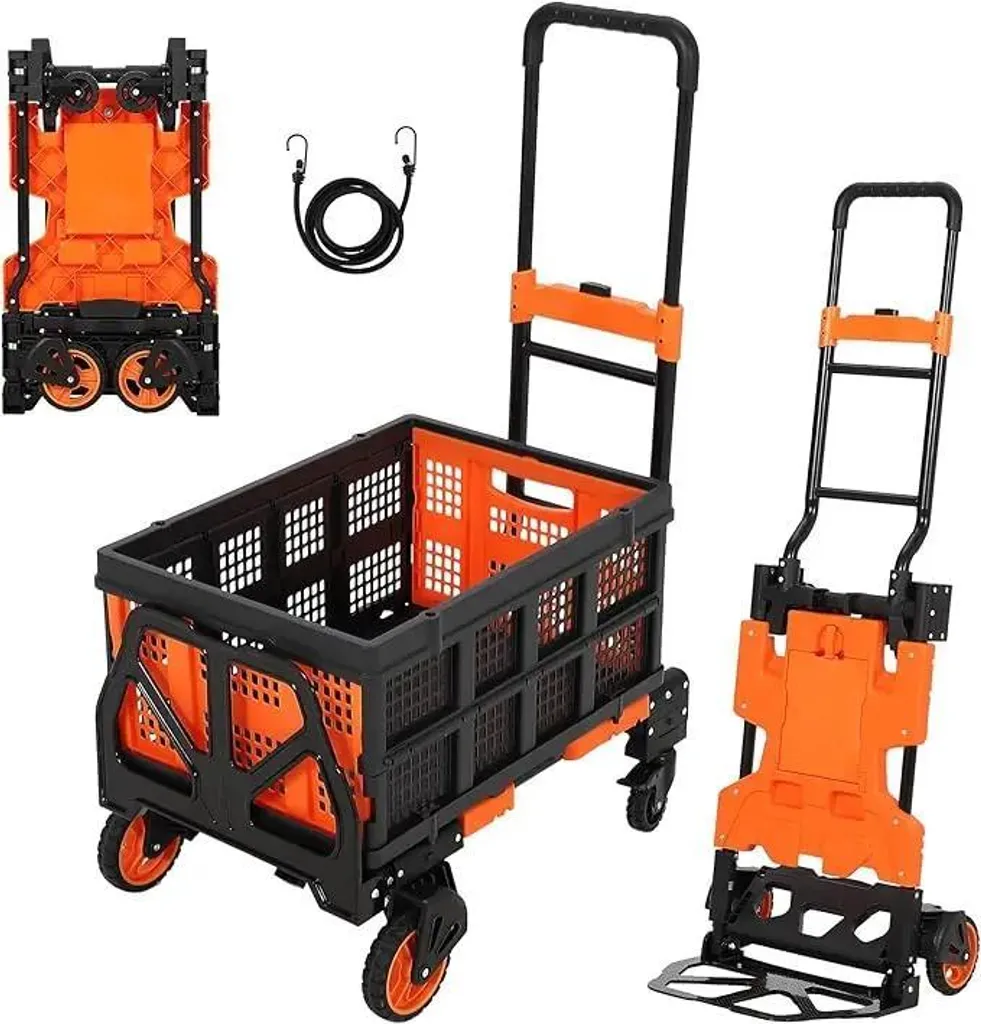 Diable pliable 150 kg : transportez vos charges lourdes sans effort