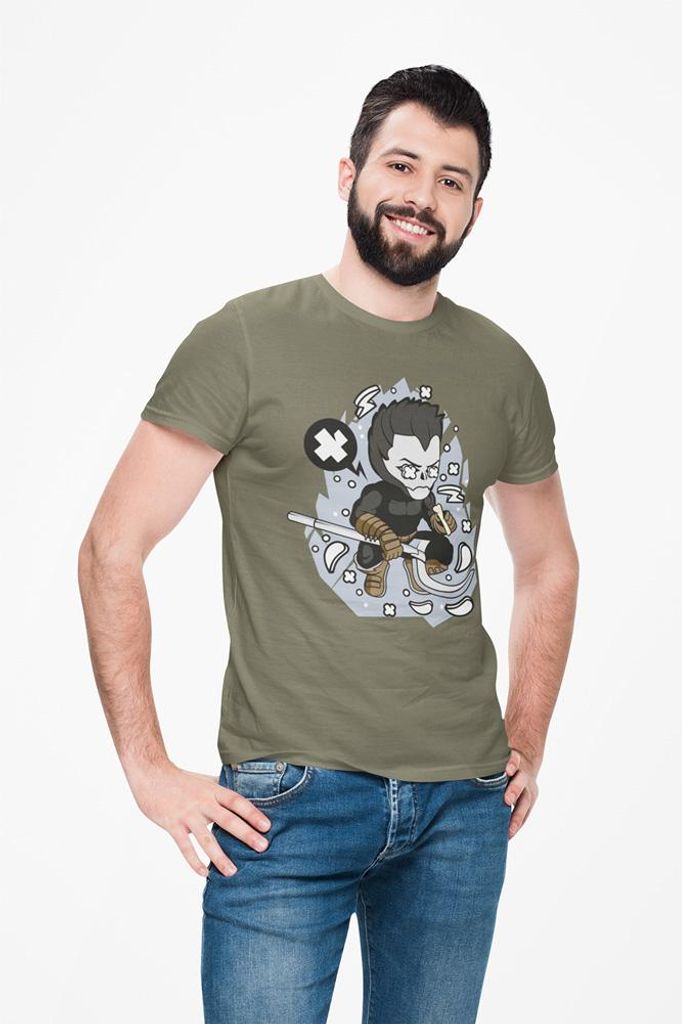 D&B Uni Polo PC00098 Shadowman MilitärGrün-Größe L