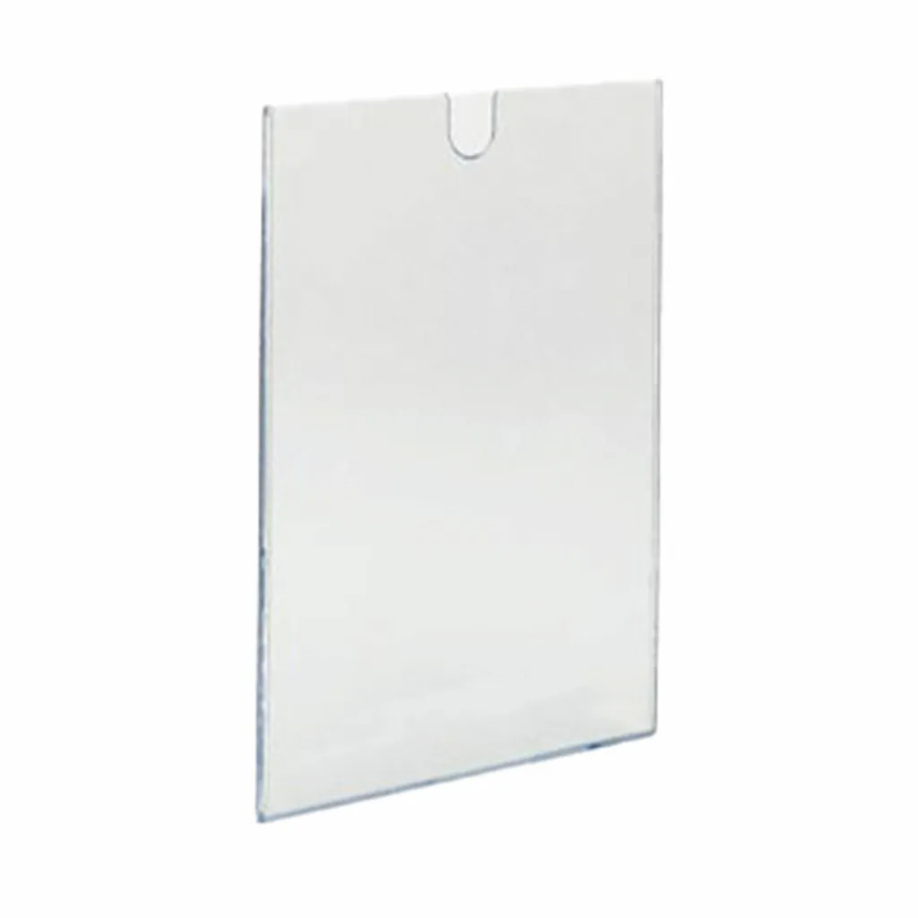 Support info vertical A4 Toploader rigide et protecteur transparent
