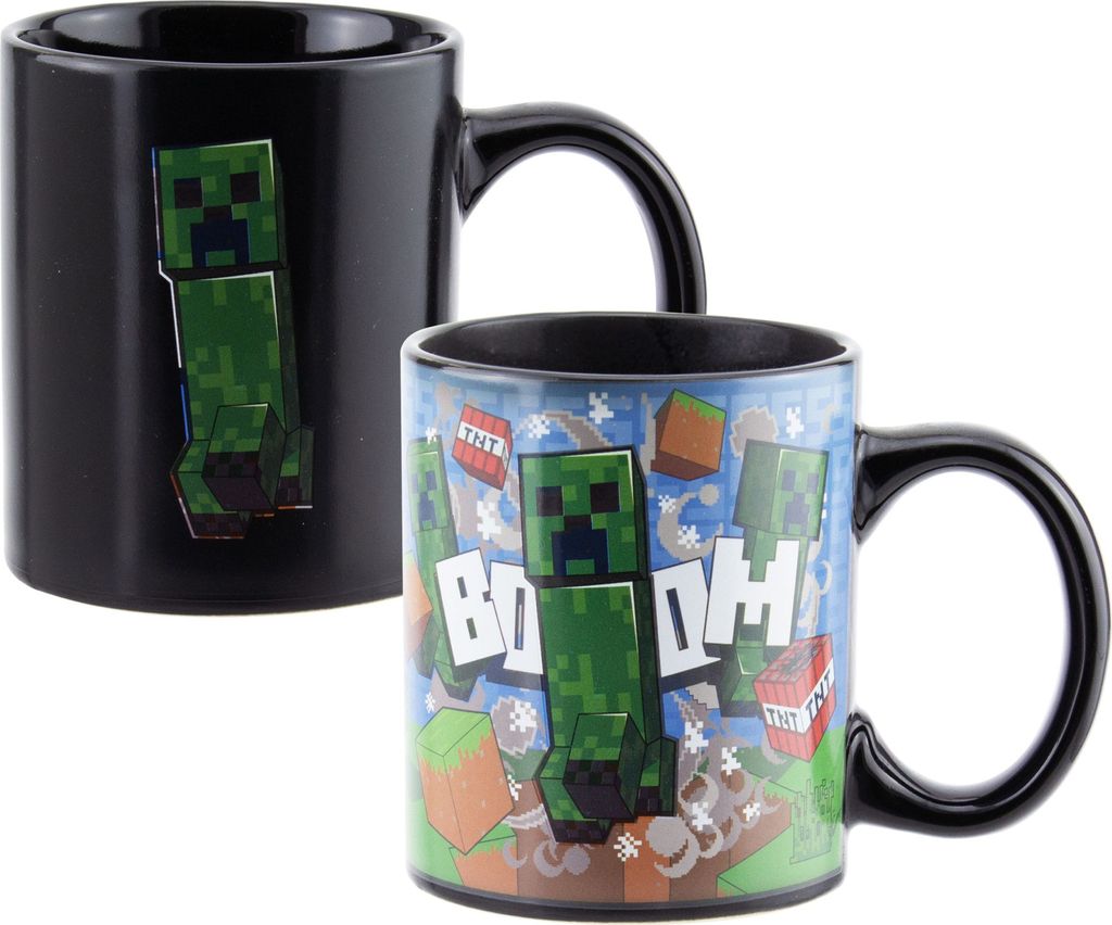 Mug Minecraft avec effet thermique Creeper Image du produit 
