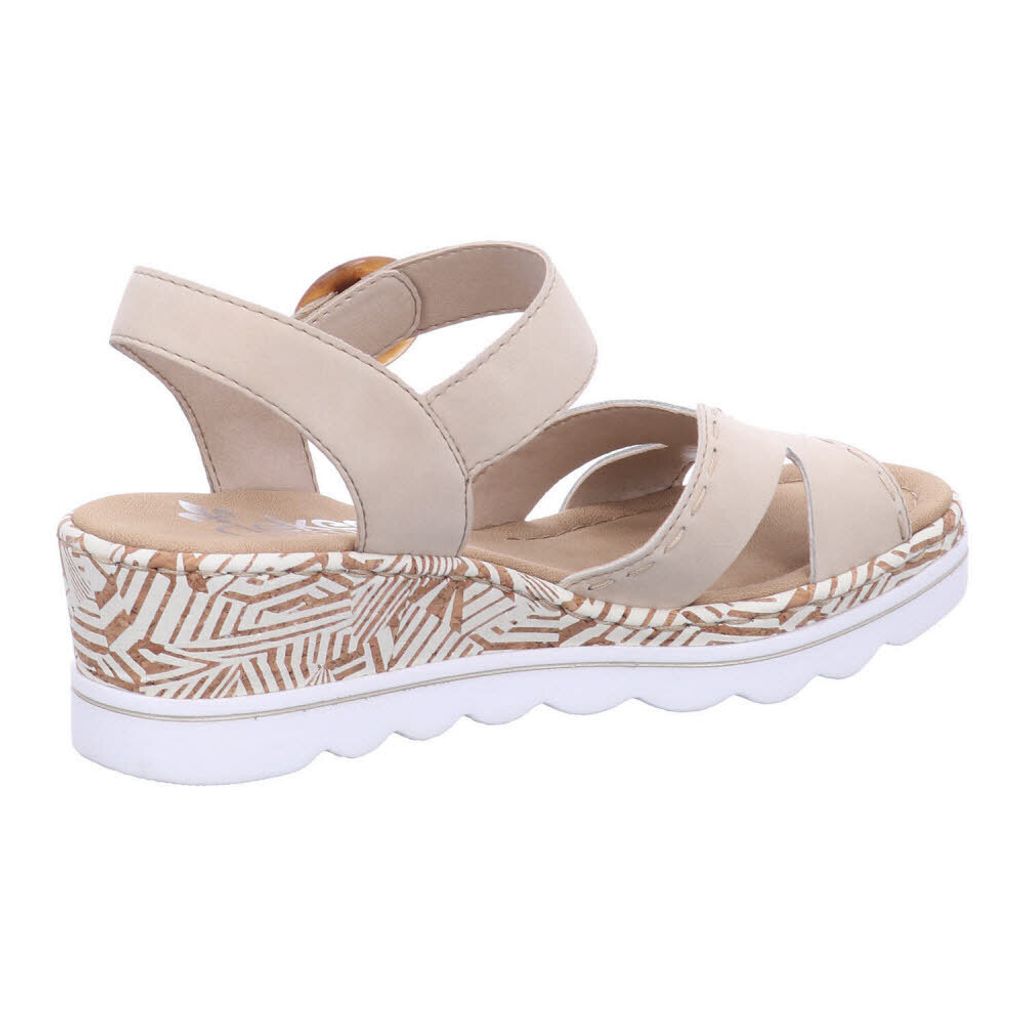 Rieker Keilsandaletten 67173 Damen 31353430373139 Beige 37 Produktbild 38