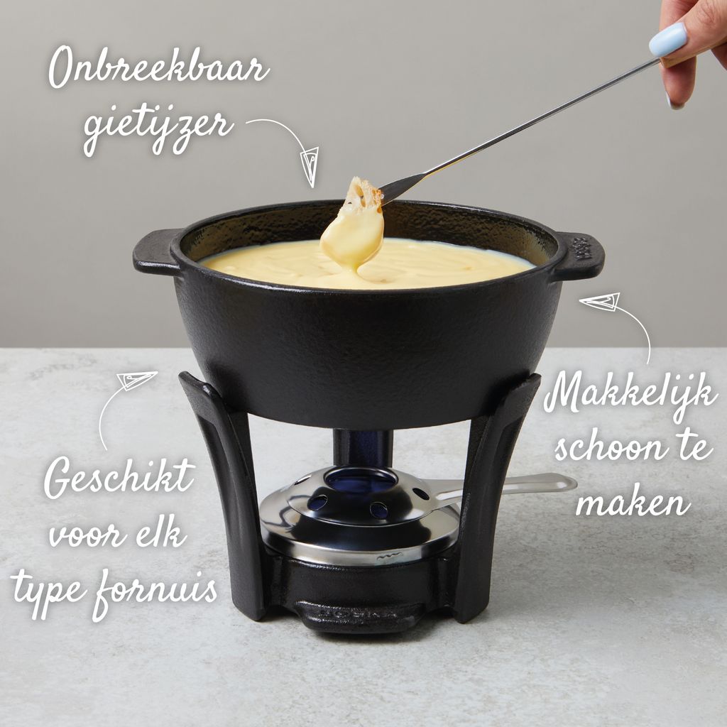 Boska Fondue Set Party Pro - 1.1 L Zwitserse Kaas 800g