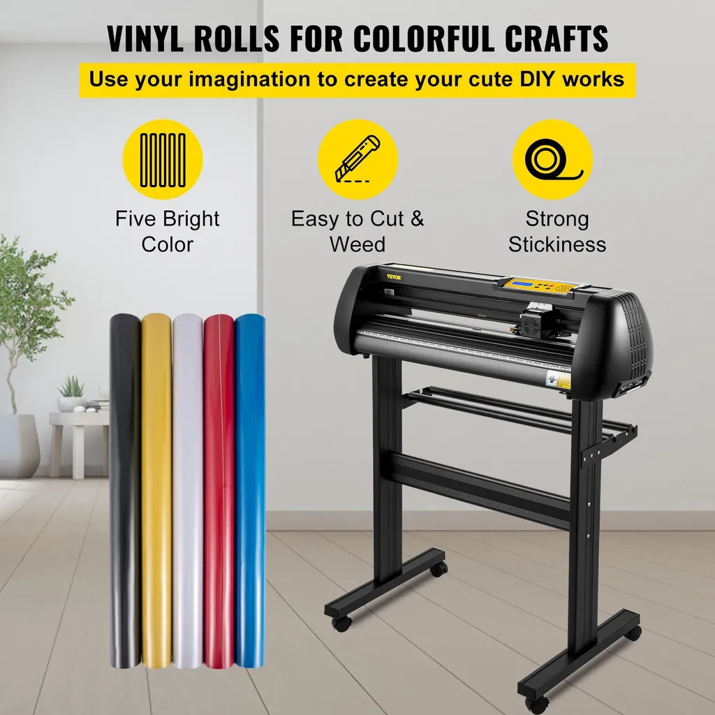 Découpeuse de vinyle 720 mm SignMaster avec support de sol robuste - 6