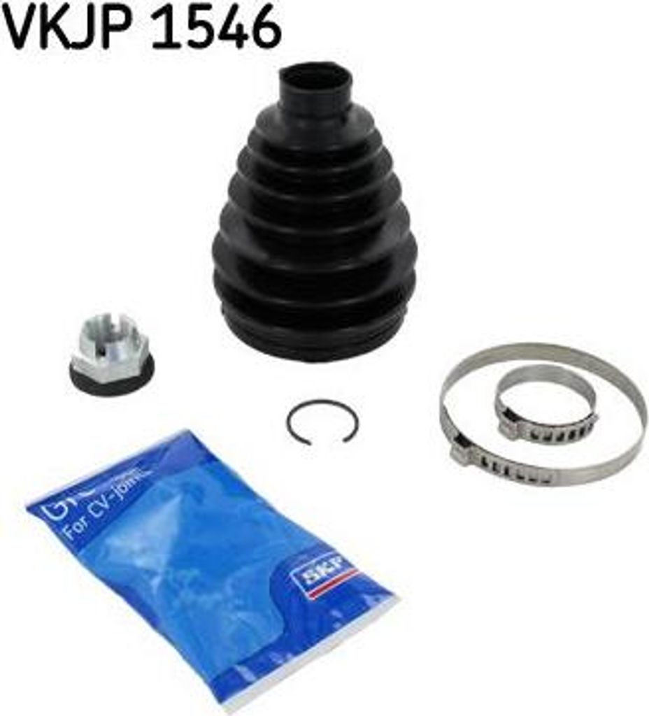 SKF VKJP 1546 Manschettensatz, Antriebswelle OE 7701209251 kompatibel mit Kangoo, Laguna, Megane, Duster, Captur, Clio, Fluence, Scenic, Zoe