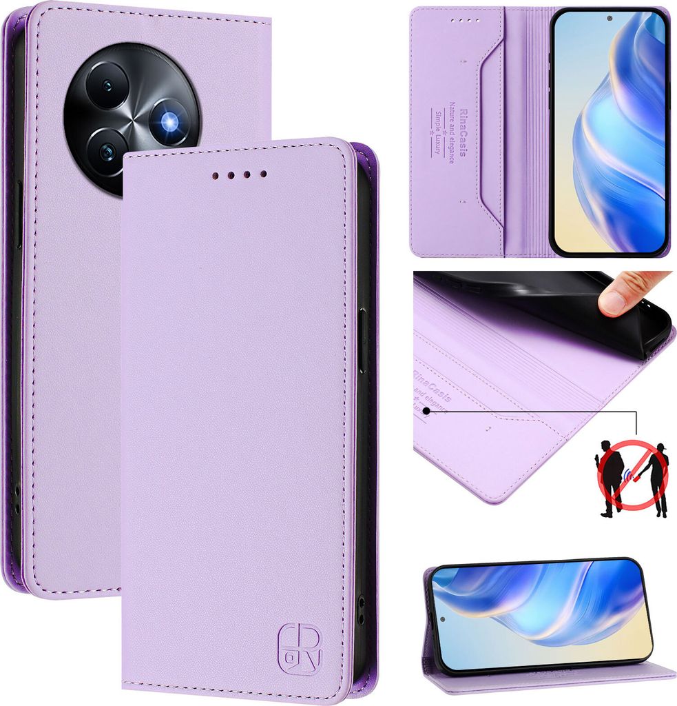 Lederhülle für itel S24 Hülle Flip Brieftasche Produktbild 