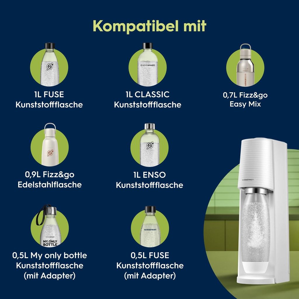 Sodastream Terra Valuepack white Wassersprudler