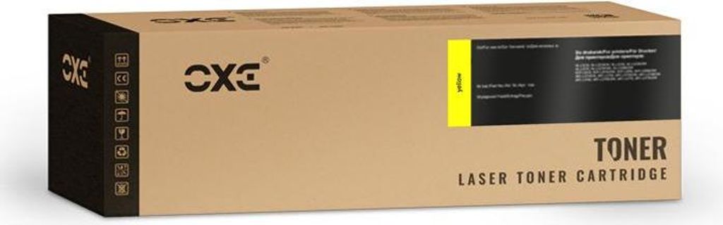 Toner OXE Ersatz HP 207X W2212X Color LaserJet Pro M255dw, M255nw, MFP M282nw, MFP M283cdw, MFP M283fdn, MFP M283fdw 2,45K Gelb (mit Chip)