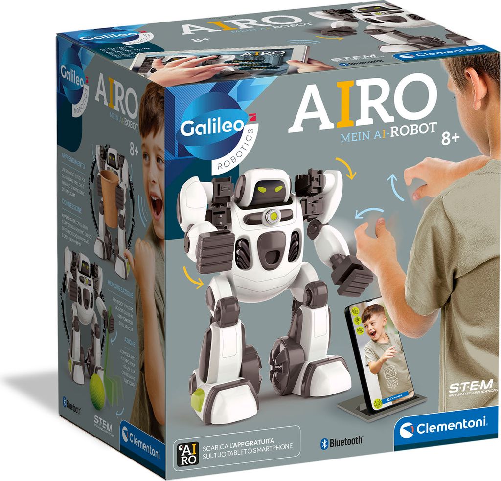 Clementoni Galileo Robotics AIRO - Mein AI-Roboter, Produktbild 