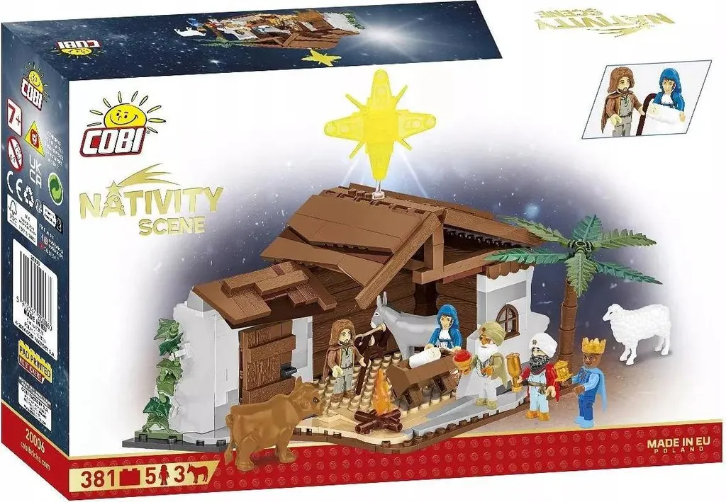 Crèche de Noël à construire COBI 20006, activité créative pour les fêtes
