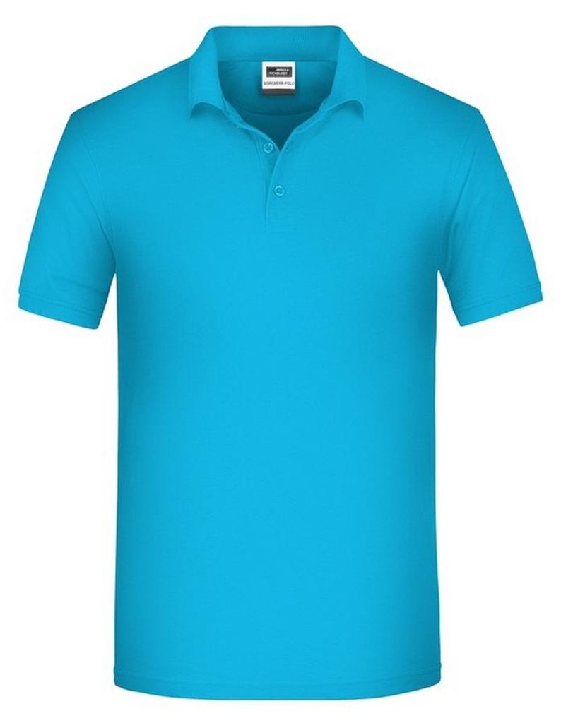 James and Nicholson - "Bio Workwear" Poloshirt für Herren LT5835 (5XL) (Türkis)