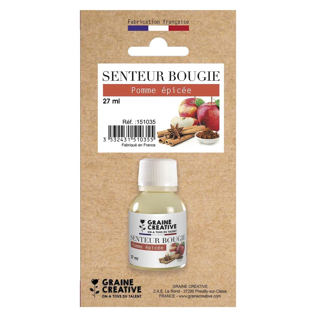 Parfumer vos Bougies avec la Senteur Pomme Épicée 27 ml Graine Créative