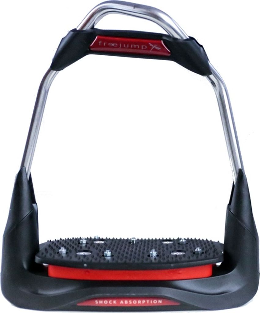 Freejump Air's Steigbügel mit 30° Neigung 10° Trittfläche