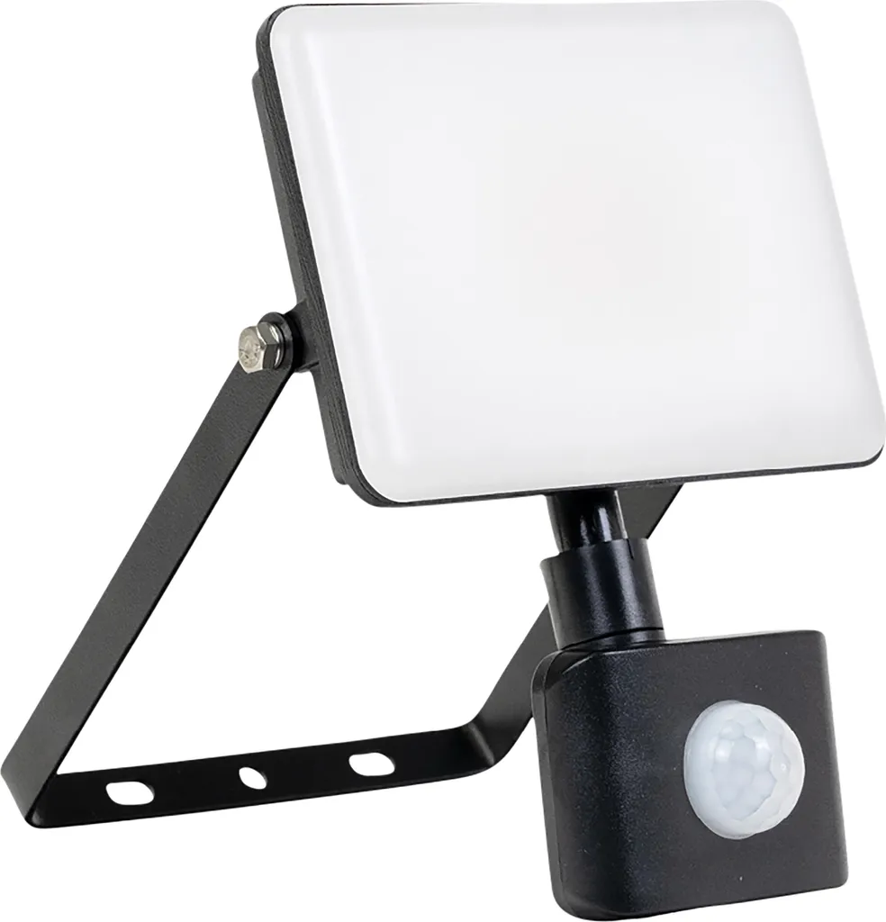 Spot LED Extérieur 20W à Détection Automatique 2000 Lumens Blanc