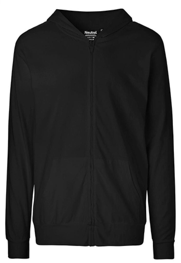 Neutral O62301 | Uni Jersey Hoodie with Zip / Doppelt gefütterte Kapuze - Farbe: Black - Größe: XL