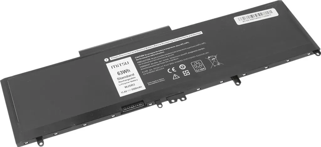 Batterie WJ5R2 pour Dell Latitude E5570 Idéale pour le Télétravail Mobile