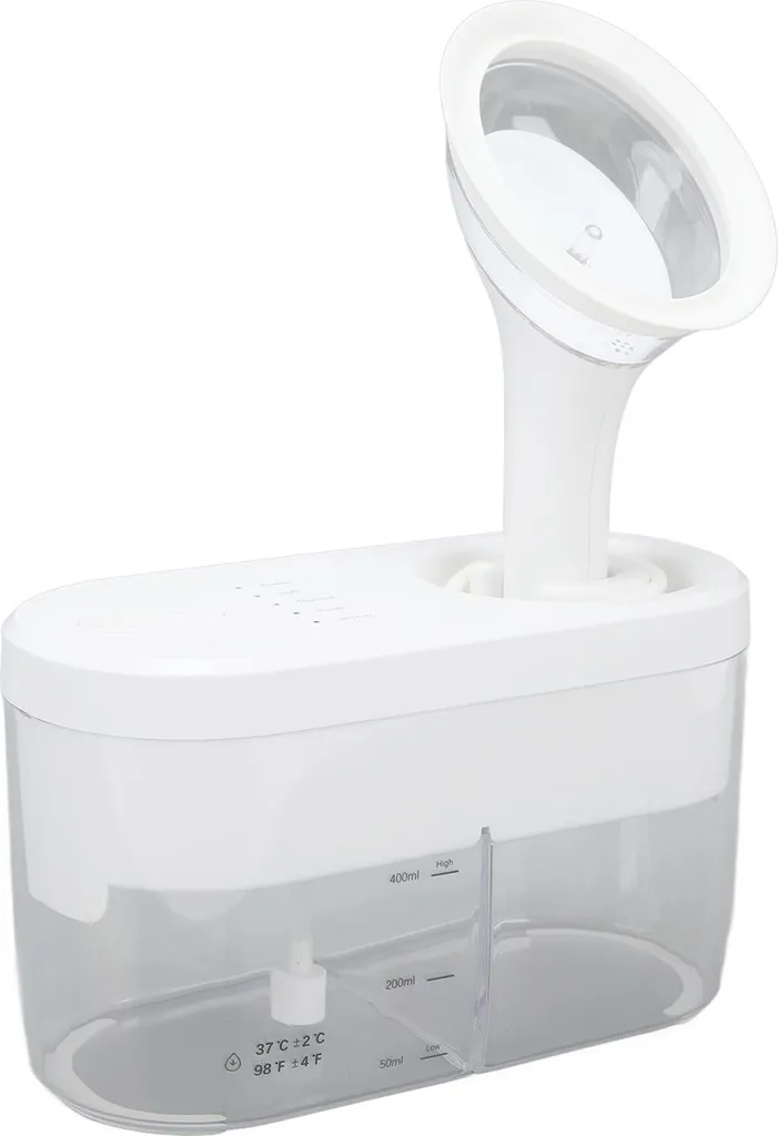 Nettoyeur d'oreille électrique rechargeable 4 modes blanc avec drainage - 2