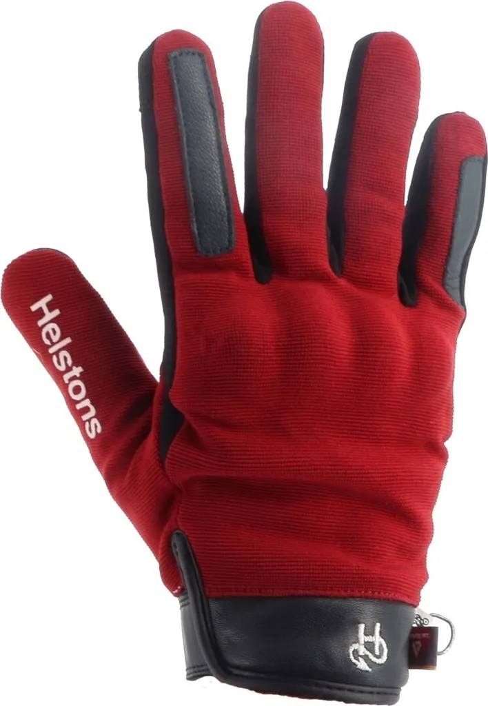 Gants Helstons Melody rouge taille 10 avec paume renforcée en aramide