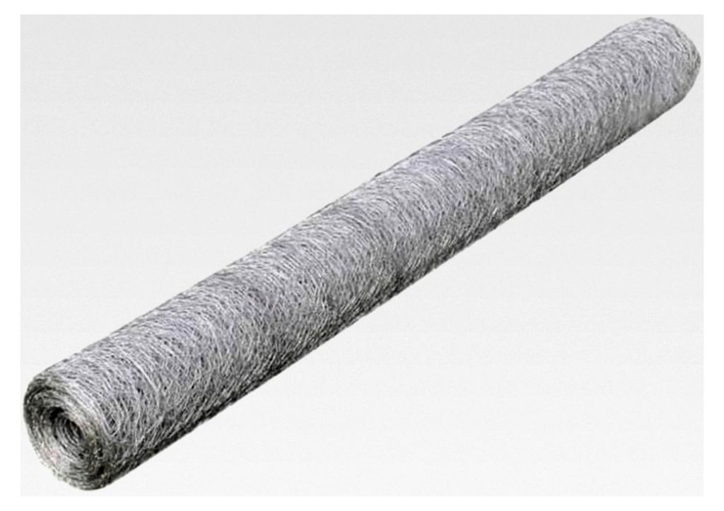 Maschendrahtzaun aus verzinktem Stahl 25×0,75 m Silber