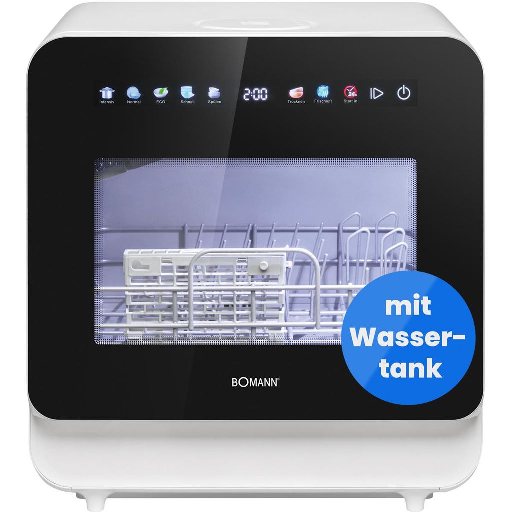 Bomann® Tischgeschirrspüler mit Tank | mit und ohne Produktbild 