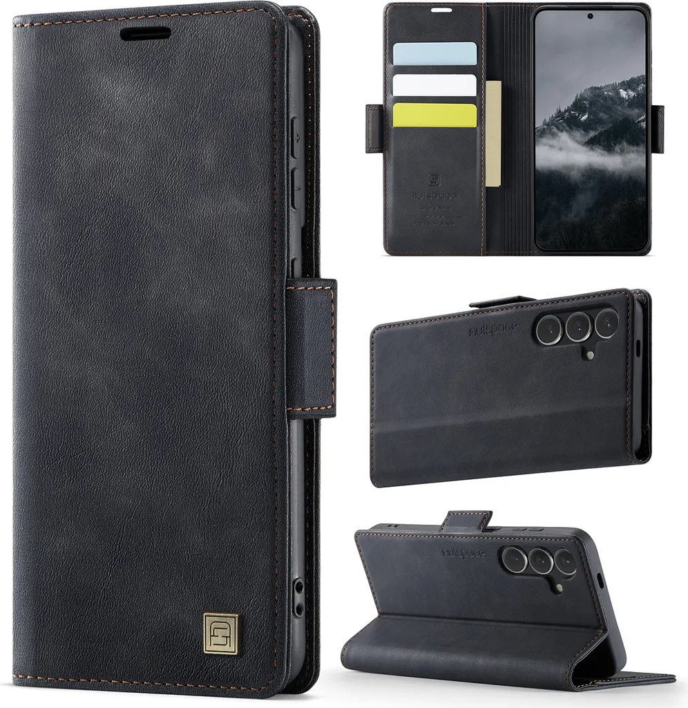 Custodia S24 FE con Slot Carte e Stand: Viaggia Leggero e Protetto - 1