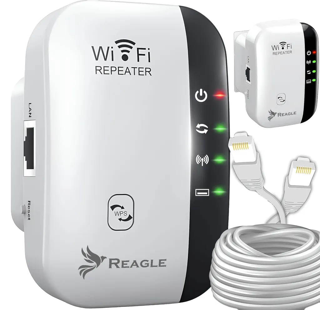 Amplificatore WiFi 5G 1200Mbps - Ripetitore Segnale Potente, 6 Antenne, 2 Porte LAN, Copertura Fino A 10000 M³, Modalità Ripetitore/Router/AP Amplificatore WiFi 5G 1200Mbps - Ripetitore Segnale Potente, 6 Antenne, 2 Porte LAN, Copertura Fino A 10000 M³, Modalità Ripetitore/Router/AP