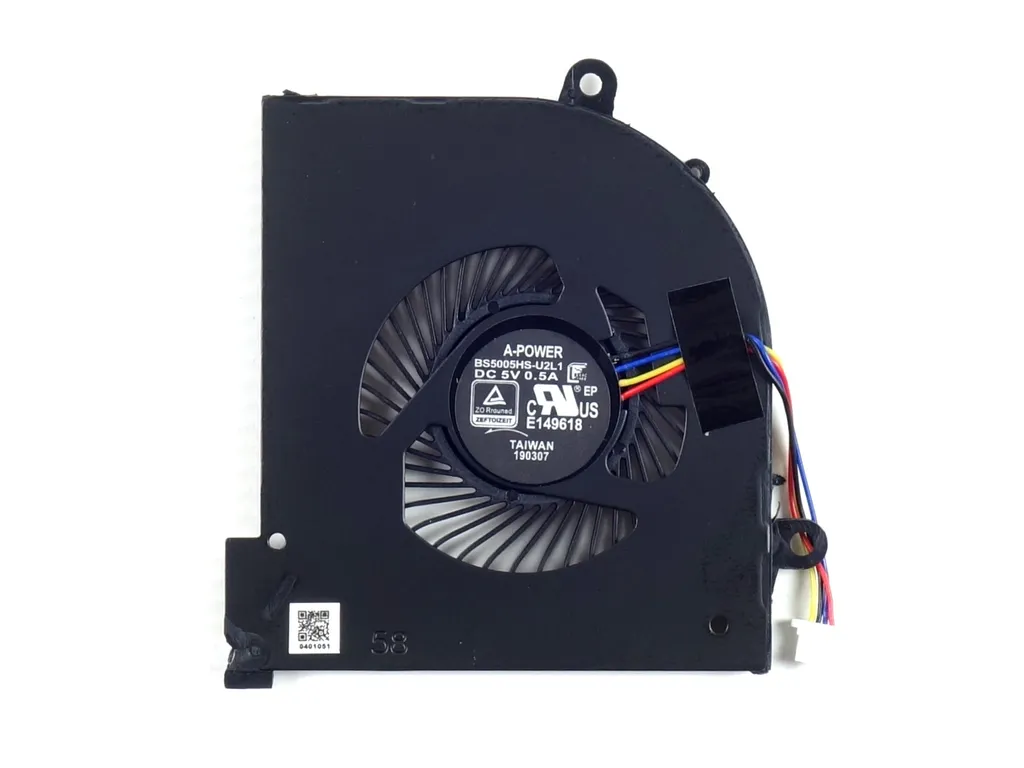 Refroidisseur CPU MSI Stealth GS65VR MS-16Q2 pour Montage et Gaming PC