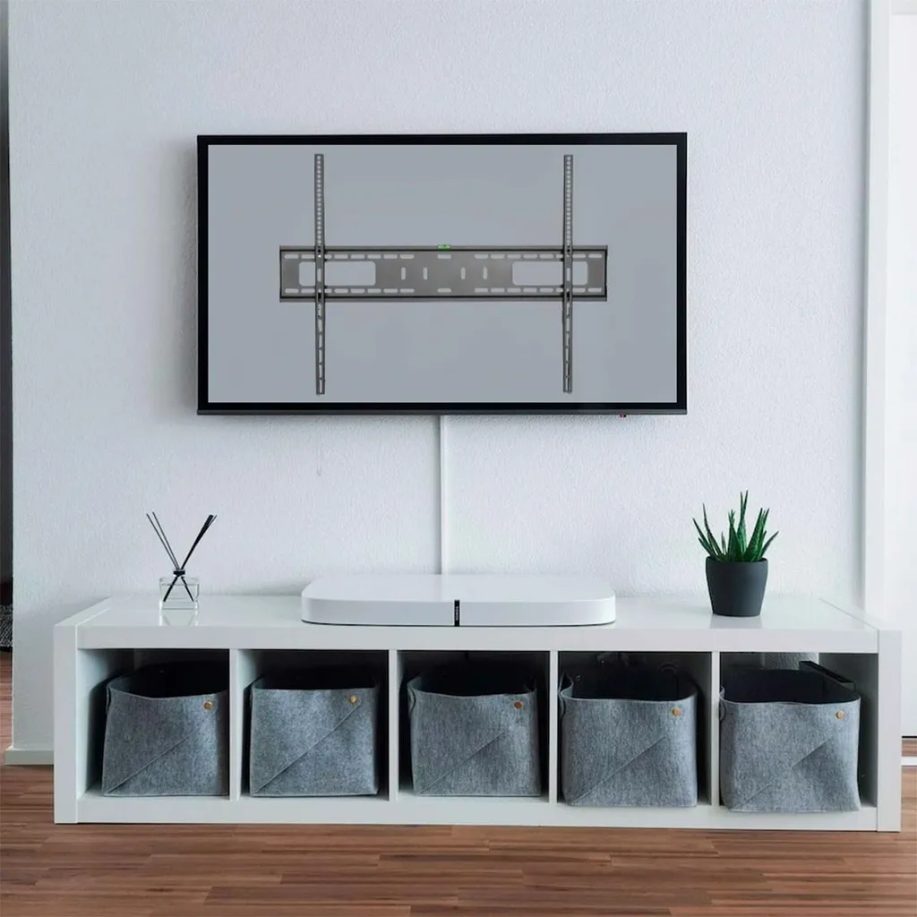 Support mural TV ultra résistant Ewent EW1504 fixe pour écran XXL 100"