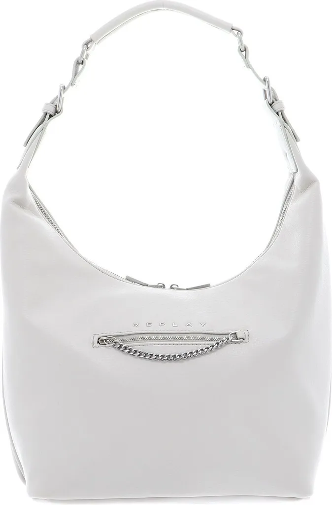 REPLAY sac à épaule Shoulderbag Light Grey gris - Design chic et moderne