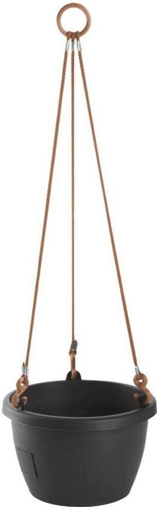 Marina Hängeblumentopf Anthrazit Durchmesser 30 cm