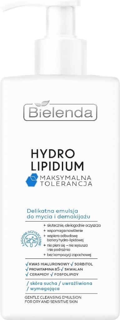 Bielenda Milde Reinigungsmilch für effektive Make-up-Entfernung, 300 ml
