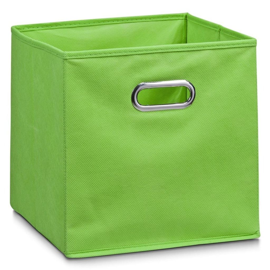 Úložný box Zeller, fleece, zelený, 28 x 28 x 28 cm Obrázek produktu 