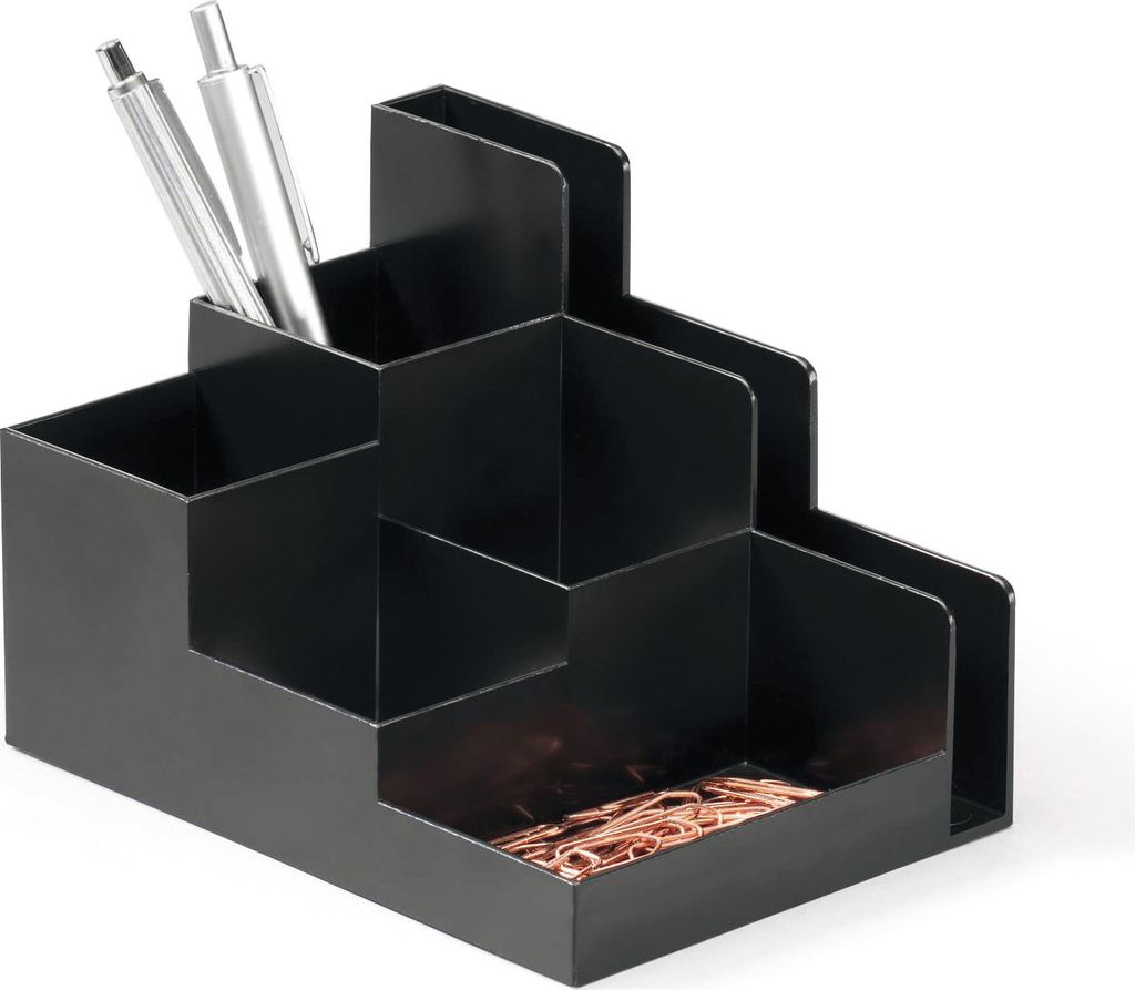 Odolný viackomorový box OPTIMO eco 6 priehradiek antracit Obrázok produktu 