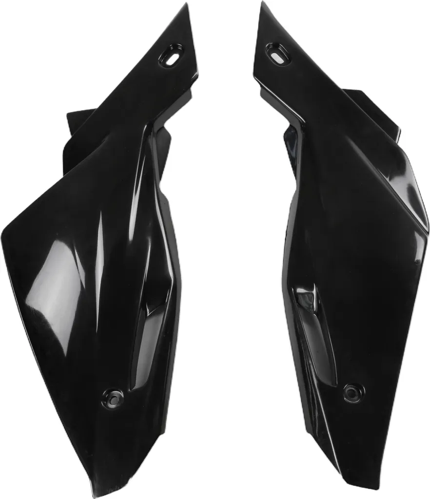 Plastiques moto UFO : ouïes latérales noires Husqvarna TE TC 2008-2013