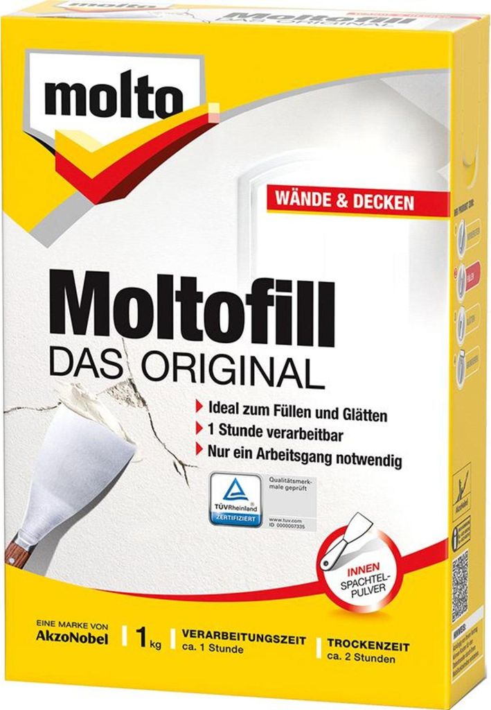 Molto Das Original, Weiß, Basis, Weiß, 1 kg, Puder, Produktbild 