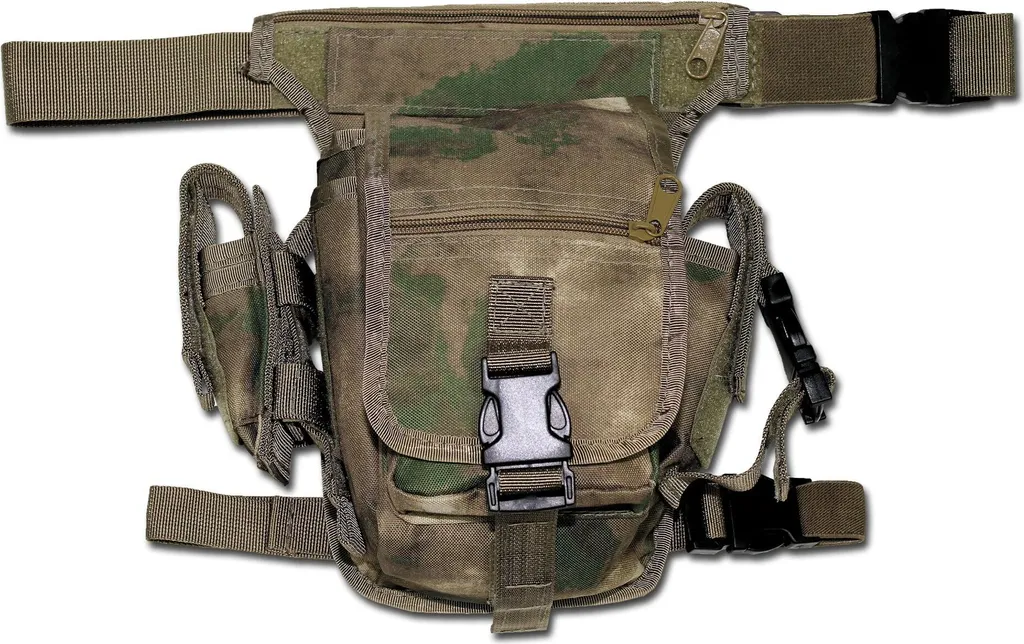 Sacoche de jambe camouflage HDT-FG pour transporter votre matériel