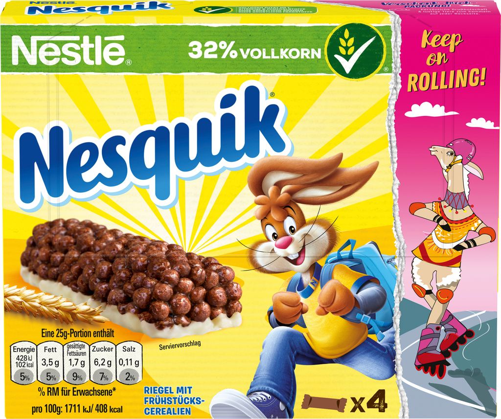 Nestle Nesquik Cerealienriegel (4 x 25 g)