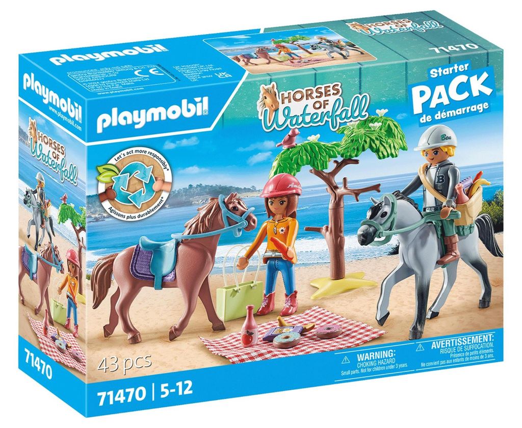 PLAYMOBIL 71470 Amelia et Ben avec leurs chevaux - Les Image du produit 