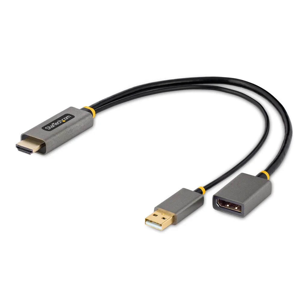 Convertisseur HDMI vers DisplayPort Actif 4K 60Hz - Résout Conflit Port