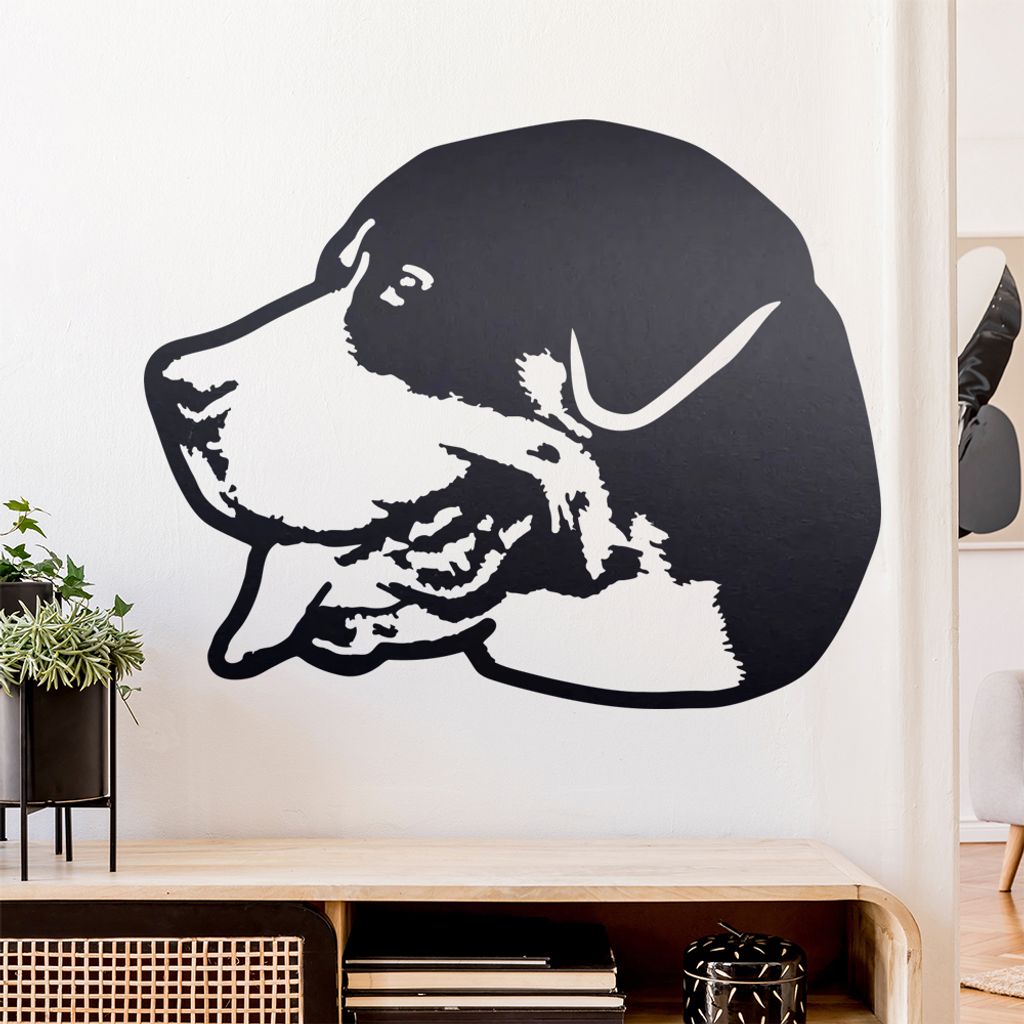 Greater swiss mountain dog Hund Wandtattoo Wandaufkleber Wall Sticker - Dekoration, Küche, Wohnzimmer, Schlafzimmer, Badezimmer