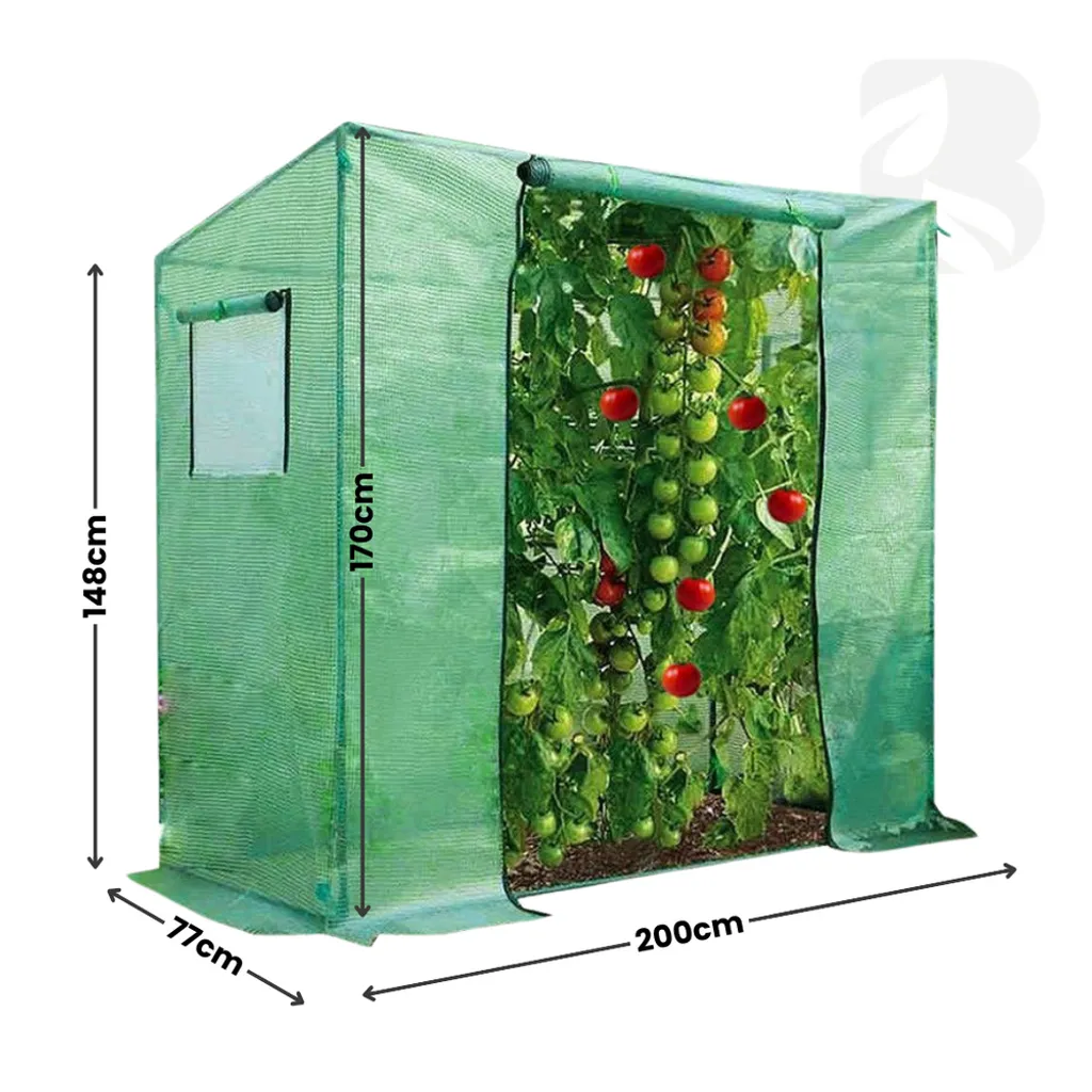 Protégez vos tomates des intempéries - Serre tunnel de jardin 200cm haut