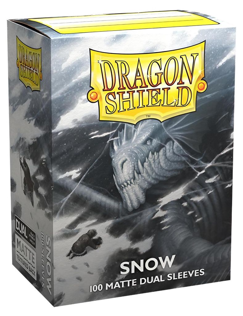 Dragon Shield: Japanese Art Sleeves Matte Dual - Snow (60)