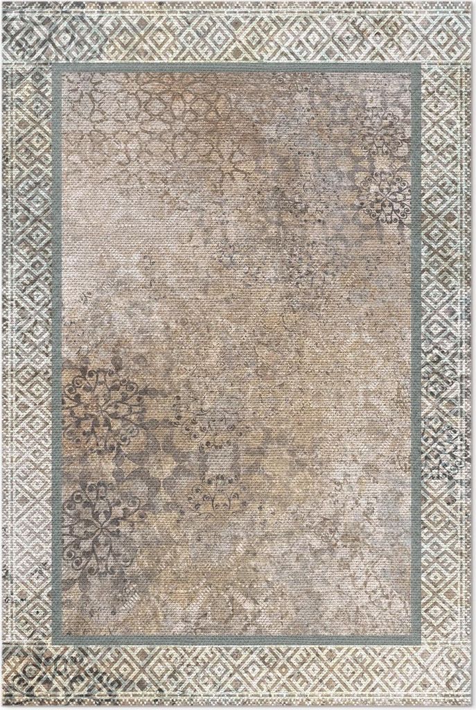 Zarte Vintage-Spitze – Vinylteppich – 140x210 cm – Indoor Teppich – Flur – Pflegeleicht – Modern